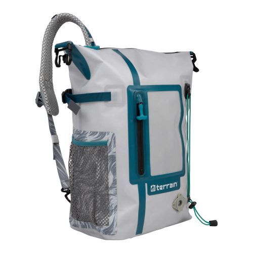 Terrain Adventure Waterproof Sling Pack, Coastal Sand & Ultramarine Teal